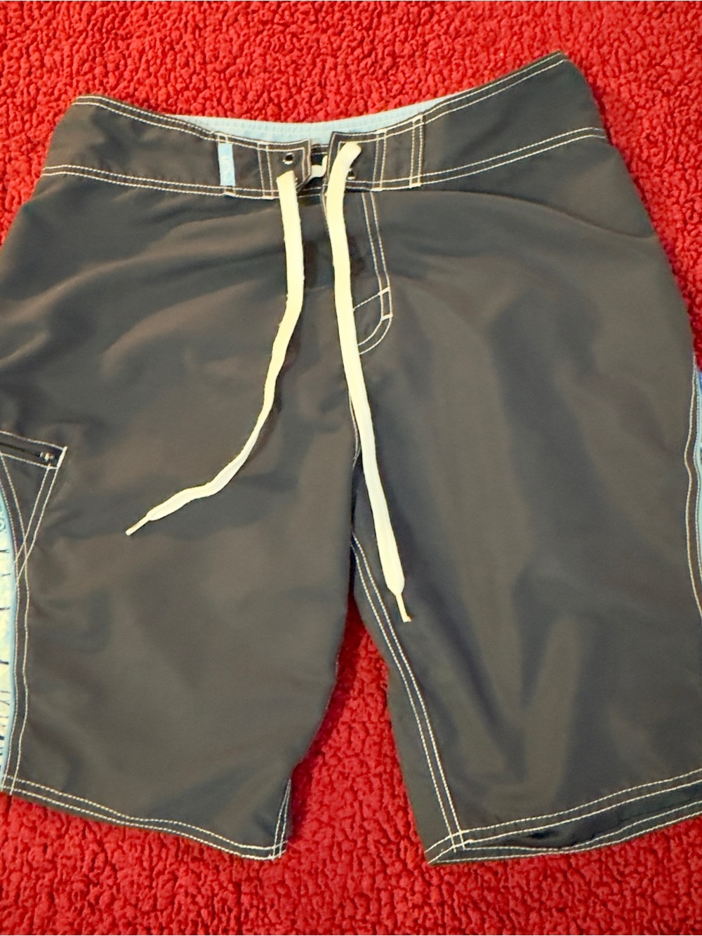 O’Neill Men's Navy Drawstring Board Shorts Size 33